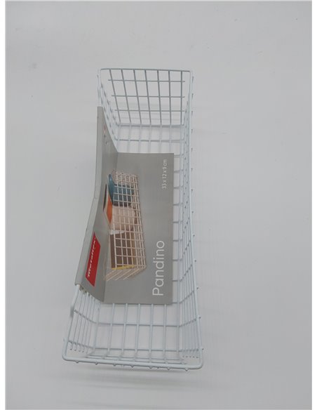 Metaltex 361700 Allzweckkorb, Weiß, 12 x 33 x 9 cm