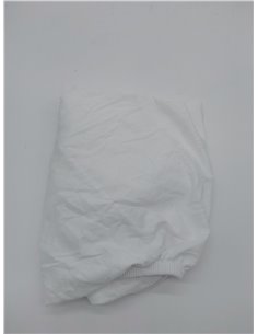 Sabana Bajera Minicuna 100% Orgánico Completamente Natural 50 x 90 cm Juego de 2 Sábanas Ajustables Bebé en Color Blanca Ultrasu 2