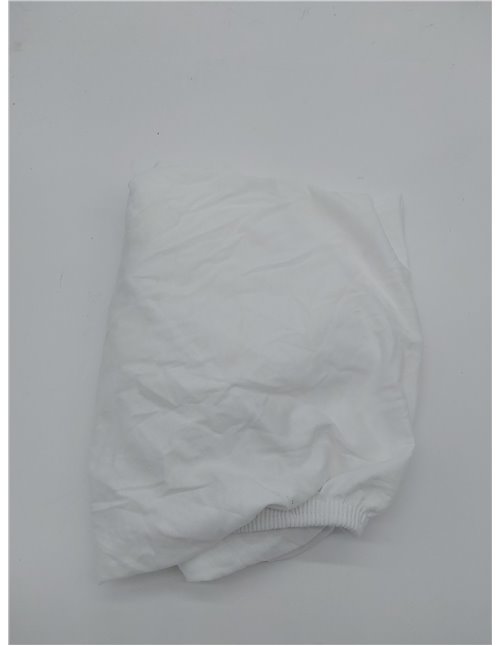 Sabana Bajera Minicuna 100% Orgánico Completamente Natural 50 x 90 cm Juego de 2 Sábanas Ajustables Bebé en Color Blanca Ultrasu