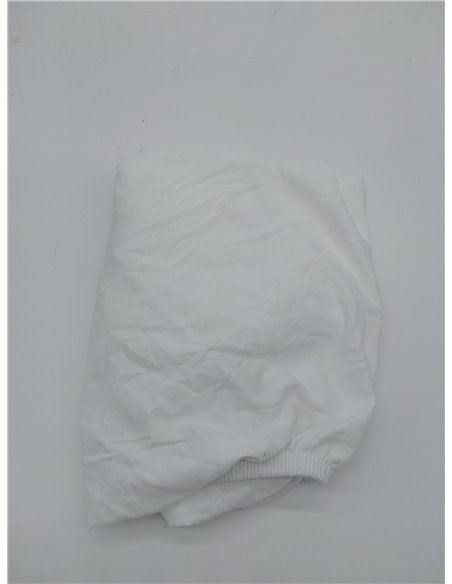 Sabana Bajera Minicuna 100% Orgánico Completamente Natural 50 x 90 cm Juego de 2 Sábanas Ajustables Bebé en Color Blanca Ultrasu
