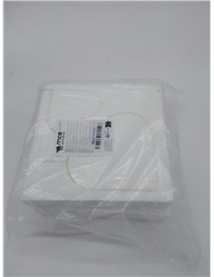MCE-Commerce A3997913 Styropor Herz-Torte Set dreistöckig H 5cm, 10cm 15cm 20cm, weiss, 20x20x15cm 2