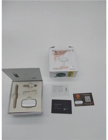 Eve Door & Window - Sensor inalámbrico de Contacto, Bluetooth Low Energy, Non occorrono Bridge o Gateway, Blanco, BLE/Thread, Ho