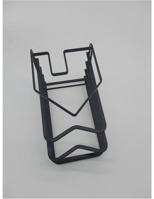 SUNFICON Schwarz Schneidebrett-Rack, Topfpfannendeckel-Halter für Küchenschränke