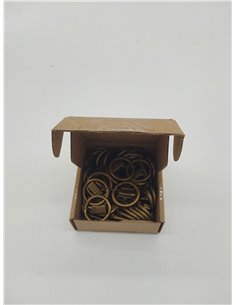 WMYCONGCONG 40 clips de metal para cortina, ganchos decorativos para barra de cortina, anillos de cortina con clips, diámetro in 2