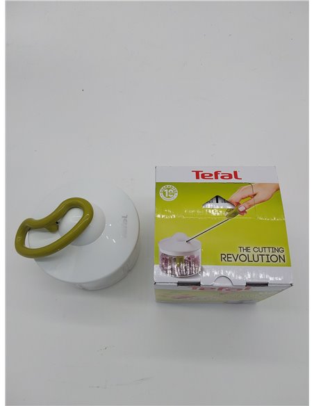 Tefal Fresh Kitchen 5 segundos picadora manual,picado grueso,medio y fino,dos cuchillos independientes y patentados,sin electric