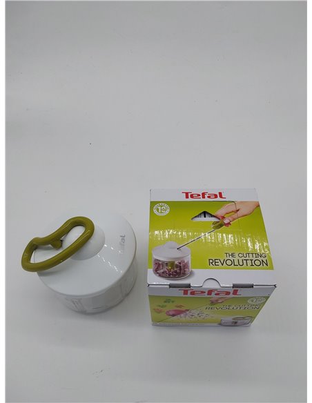 Tefal Fresh Kitchen 5 segundos picadora manual,picado grueso,medio y fino,dos cuchillos independientes y patentados,sin electric