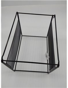 Mind Reader Ordner-Organizer zum Aufhängen, Desktop-Organizer, Aufbewahrung, Büro, Metallgeflecht, 33 Zoll L x 9,75 Zoll B x 10, 2