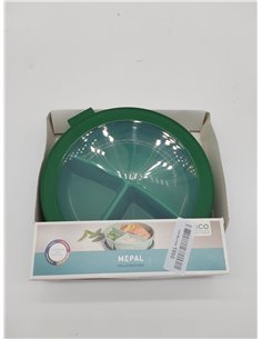 Mepal - Meal Prep Box Cirqula - Bento-Schüssel mit 3 Fächern - Frischhaltedose luftdicht - Mahlzeiten getrennt aufbewahren - Mea 2