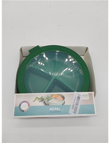 Mepal - Meal Prep Box Cirqula - Bento-Schüssel mit 3 Fächern - Frischhaltedose luftdicht - Mahlzeiten getrennt aufbewahren - Mea