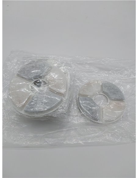 Dhohoo Filtros de repuesto de fuente de agua para perros y gatos [9 piezas], Redondo, 2-2,5 l