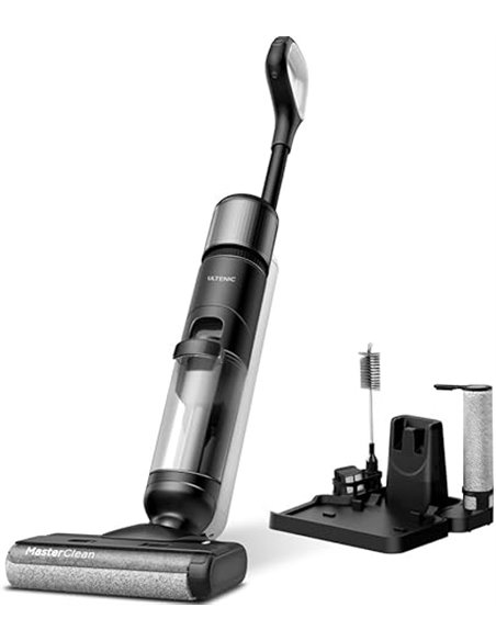 Ultenic AC1 Elite Aspiradora sin Cable Inteligente, Escoba Friegasuelos, Aspiradora en Seco y Húmedo, Tanque Doble, Ligero, Pant