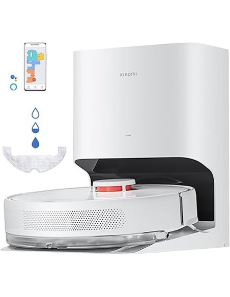 Xiaomi Robot Vacuum X10 - Robot Aspirador y fregasuelos con Sistema Inteligente de navegación láser (LDS), succión de 4000 Pa, B