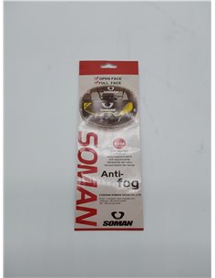 SZMYLED Película antivaho para casco de motocicleta, calcomanía universal para visera de casco