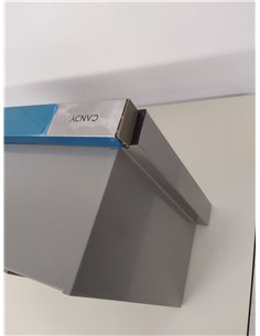 Candy CBT625/2X/1/4U, Campana Telescópica 60 CM, 2 Niveles de Potencia, 332,1M3/H, Filtro de Carbón, Panel Aluminio Antigrasa, I