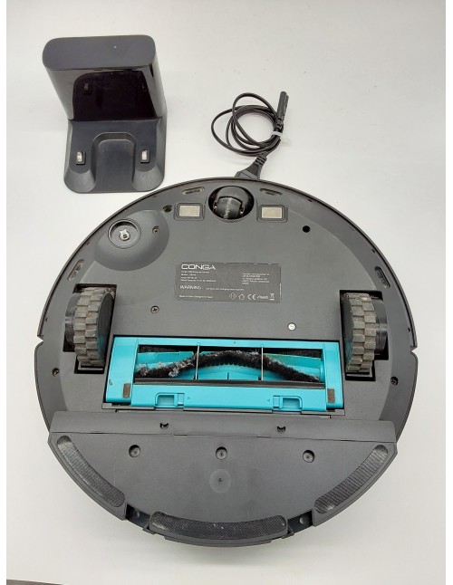 Cecotec Robot Aspirador Conga 7490 Immortal X-Treme con Navegación Láser. Limpieza 4 en 1: Barre, Aspira, Friega y Pasa la Mopa,