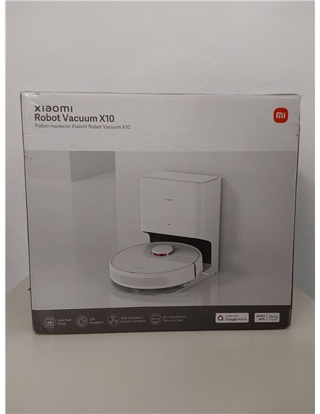 Xiaomi Robot Vacuum X10 - Robot Aspirador y fregasuelos con Sistema Inteligente de navegación láser (LDS), succión de 4000 Pa, B