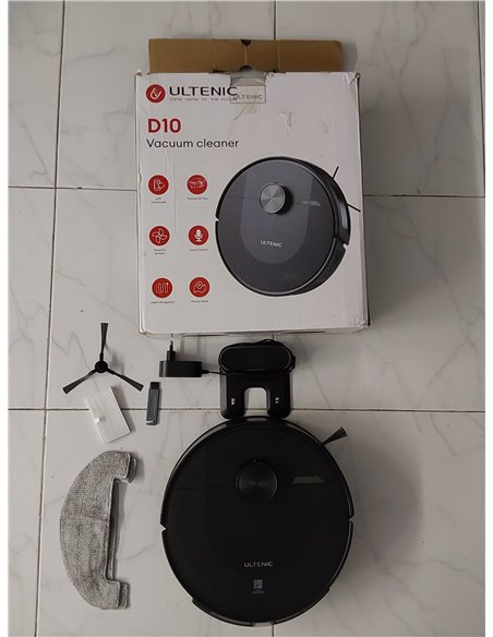 Ultenic Robot vacuums- Aspiradora Automática con Mapeo Láser Silencioso para Suelos Duros, Alfombras - Incluye Cepillo Lateral y