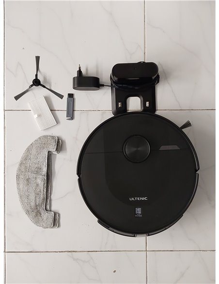 Ultenic Robot vacuums- Aspiradora Automática con Mapeo Láser Silencioso para Suelos Duros, Alfombras - Incluye Cepillo Lateral y
