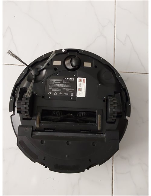 Ultenic Robot vacuums- Aspiradora Automática con Mapeo Láser Silencioso para Suelos Duros, Alfombras - Incluye Cepillo Lateral y