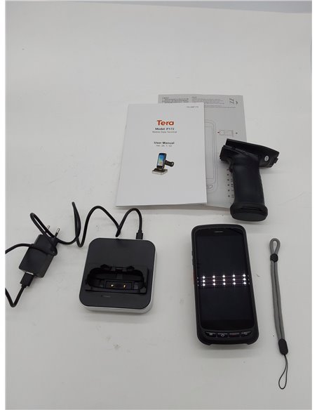 Tera Pro Android Escáner de Código de Barras con Empuñadura de Pistola Ergonómico Android 11 OS Mobile PC Touch Screen 2D Rugged