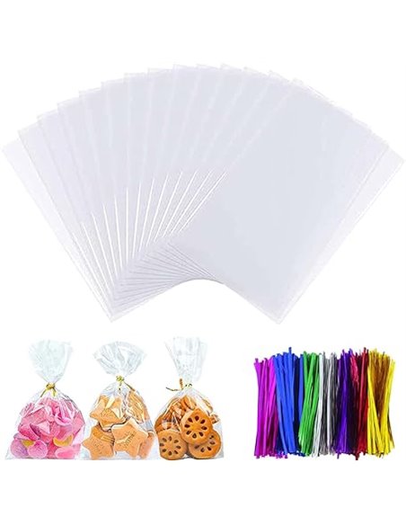 50 bolsas de celofán