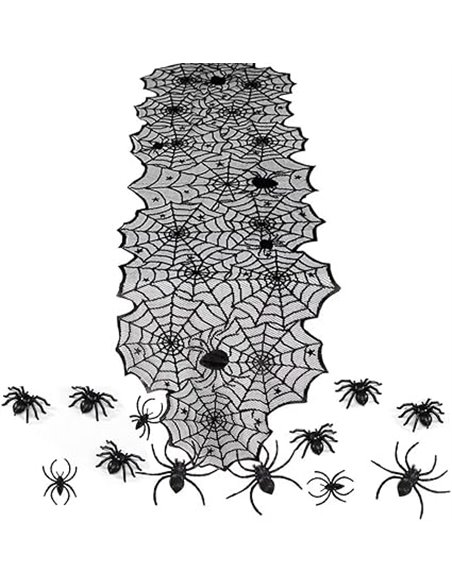 Decoraciones de Mesa de Halloween: Camino de Mesa