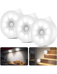 daphomeu Luz led nocturna con sensor de movimiento