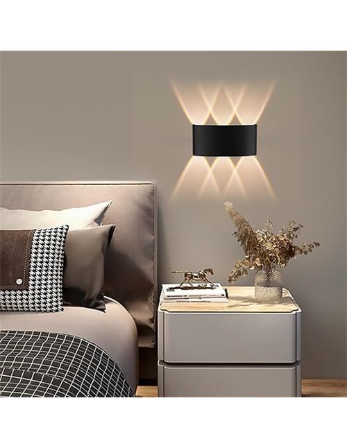 Aplique de pared LED para interior y exterior