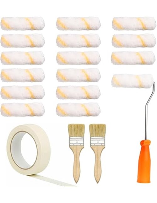URHRHU 15 Piezas Rodillos de Pintura Pequeños