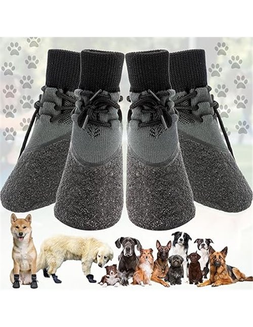 Brateuanoii 4 Piezas Zapatos para Perros