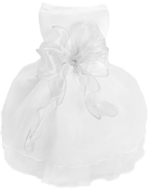 MHaustlie Vestido de Perro Falda de Perrito de Lujo Ropa de Perro Vestidos de Princesa Vestidos de Perrito de Verano Trajes de P