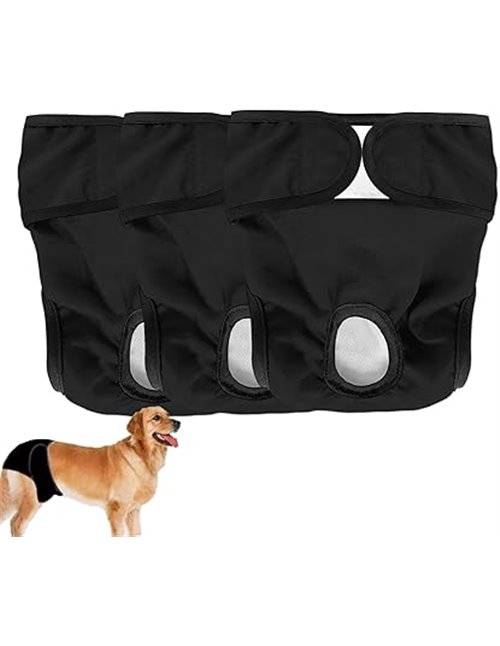 Hundewindeln Pañales Reutilizables Lavables para Perros