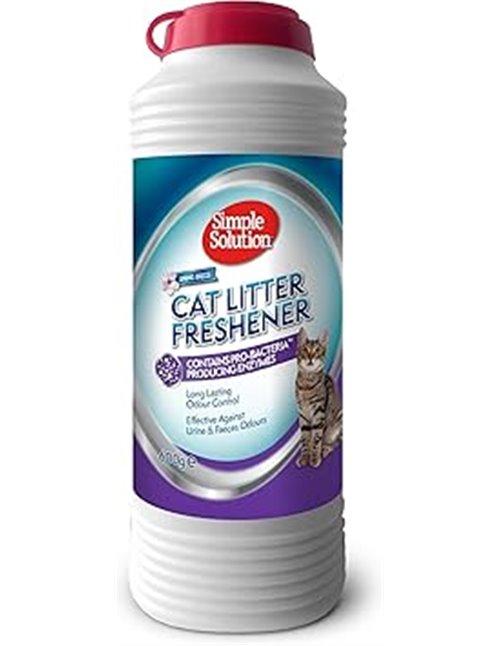 Simple solution Refrescante Cat Litter Con Gránulos De Limpieza Enzimática 1 Unidad 600 g