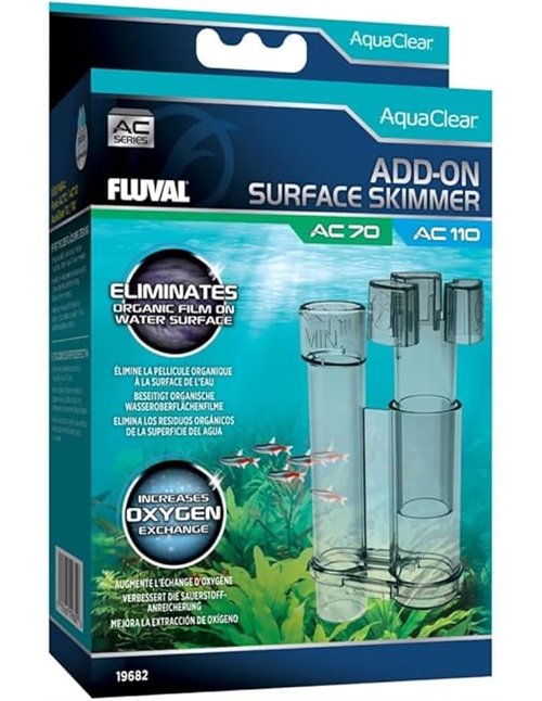 Fluval Skimmer Superficie para filtros Mochila para Acuario AquaClear AC 70/110