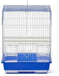 Prevue Pet Products - Jaula de Viaje para periquitos y pájaros pequeños con Alambre Blanco