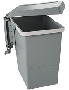 ELLETIPI Pbn asg34 Linea Swing 2.0 Papelera automática de Puerta de plástico Grande Capacidad 18 litros