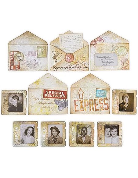 Juego de troqueles Sizzix Thinlits 54PK Specimen de Tim Holtz | 665930 | Capítulo 3 2022