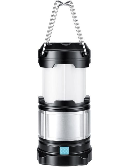 Expower Lámpara de Camping Recargable IPX5 Farol de Acampada Estirable con 4 Modos Iluminación Apto a Acampar Camping
