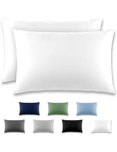 REDKEY Funda Almohada- Juego de 2 Fundas Almohadas 50x80 cm