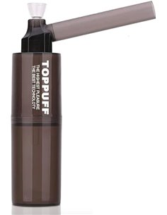 Tubo de agua que fuma de la cachimba de acrílico portable y durable con el color negro transparente de la botella plástica (tubo