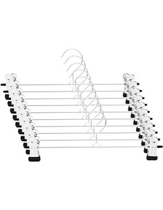 Fousenuk 10 Pcs Perchas para Pantalones 30cm