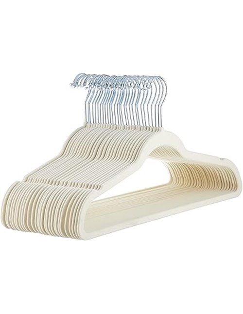 Amazon Basics Perchas de Terciopelo para Trajes
