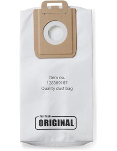 Nilfisk 4 Bolsas Aspiradoras Original + Pre-filtro - Accesorio para Aspiradoras Select (128389187)