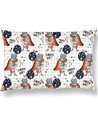 Almohada Infantil con Funda De Almohada Estampada 40x60 Cm De Algodón Oeko-Tex - Cojín Cuna Bebe Y Niños- Cojin Pequeño para Beb