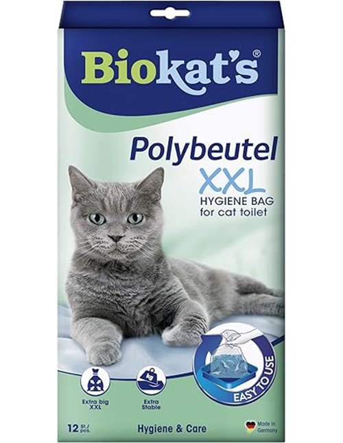 Biokat's bolsas XXL de polietileno - Para colocar en el arenero para gatos