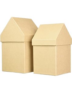 Rayher Cajas casitas papel maché