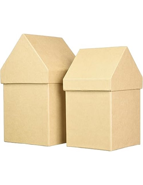 Rayher Cajas casitas papel maché