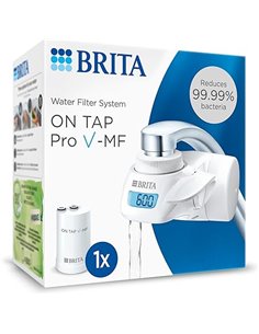 BRITA Sistema de filtrado de agua ON TAP Pro V-MF incl. 1x cartucho filtrante (600L) - para un 99