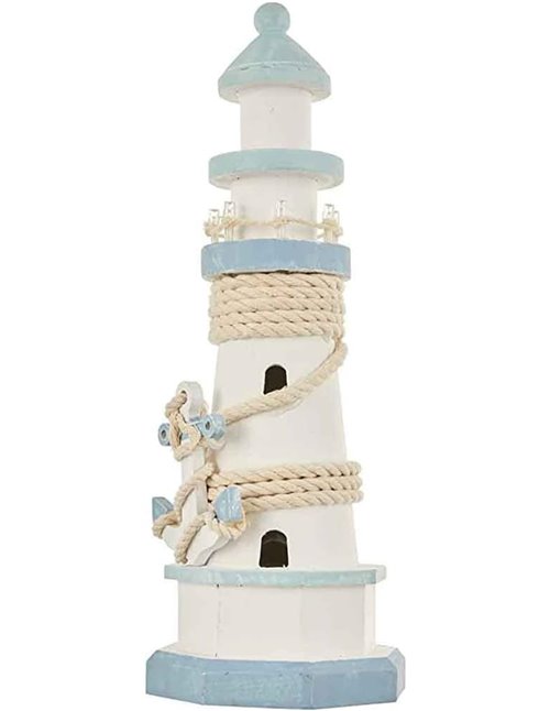 OOTB Faro de Madera con 8 LED Blancas
