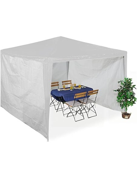 Relaxdays Laterales de Carpa sin Ventanas
